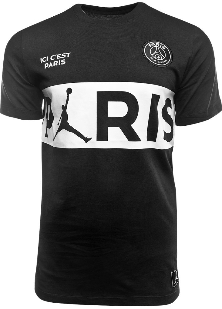Nike Jordan Paris Saint Germain PSG tričko čierne pánske od 34,99 € -  Heureka.sk