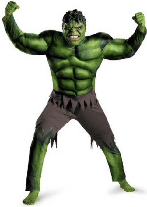Chlapčenský Hulk Zelená