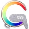 IMMAX LED relaxační lampička FLAMINGO/ Qi nabíjení/ budík/ RGB/ 300lm/ USB výstup/ BT 5.1/ zlatá (08986L)