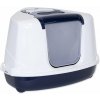 MAGIC CAT toaleta Jumbo s krytom roh 59 × 45 × 39 cm modrá