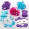 Veľkonočné kreatívne sady Baker Ross AW198 Bunny Pom Pom (balenie 3 kusov)