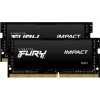 Kingston FURY Impact/SO-DIMM DDR4/64GB/3200MHz/CL20/2x32GB/Black