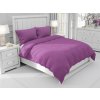 Biante Bavlnené jednofarebné posteľné obliečky Moni MO-079 Purpurové Predĺžené 140x220 a 70x90 cm