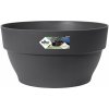 Elho Kvetináč Vibia Campana Bowl, antracitová 34 x 17 cm