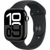 Apple Watch Series 10 46 mm Klavírne čierny hliník s čierny športovým remienkom – M/L MWWQ3QC/A