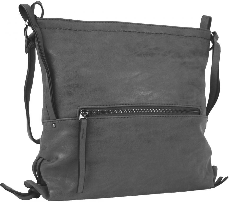 Tapple dámska crossbody kabelka z brúsenej kože 165B-6 nová sivá V