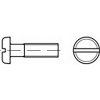 TOOLCRAFT TO-6853383 skrutky s plochou guľatou hlavou M5 10 mm drážka DIN 85 Ušlechtilá ocel V2A A2 200 ks; TO-6853383