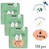 Plienky Moomin Baby Muminkovské dieťa Veľkosť 4 126 ks