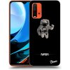 Picasee silikónový čierny obal pre Xiaomi Redmi 9T - Astronaut Minimal