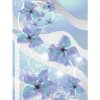 Fototapeta panel - PL0074 - Bledomodré kvety 175cm x 250cm - Vlies 110gr