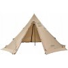 VEVOR Kempingový Stan 4-6 osôb 460x460x260CM s prípojkou na sporák
