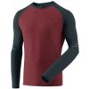 Dynafit Alpine Pro M L/S Tee burgundy 3010 L; Černá triko