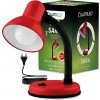 Nastaviteľná stolová lampa SARA Školské nočné svetlo E27 Červené LUMILED