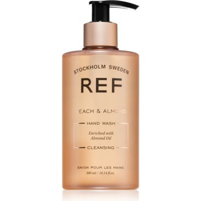 REF Hand Wash luxusné hydratačné mydlo na ruky Peach & Almond 300 ml