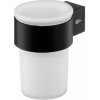 BISK Futura black pohár na zubnú kefku 02959