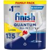 Finish Kapsule do umývačky Quantum All-in-1 Lemon 135ks do riadu