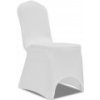 Poťah na stoličky elastický biely