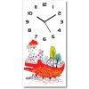 Moderné hodiny nástenné Krokodíl 30x60 cm