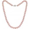 Perlový náhrdelník 7,5 AA ružový