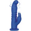 Playhouse Delight Rotating G-Spot Rabbit Vibrator, silikónový rotačný rabbit vibrátor s prísavkou 20 x 5 cm