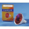 Omnilux 12V/50W MR-16 GX-5.3, SP 12 červená