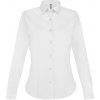 Kariban K530 dámska košeľa s dlhým rukávom strečová biela 2XL