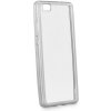 Smartfony-it Kryt Elektro Jelly pre Huawei P8 Lite 2017/P9 Lite 2017 priehľadný so strieborným rámom. - NR3450