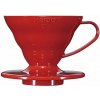 Hario Dripper V60-01, plastový, červený