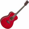 Yamaha FS-TA Ruby Red Elektroakustická gitara Jumbo