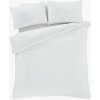 Biele obliečky na jednolôžko z mikroplyšu 135x200 cm Cosy Diamond - Catherine Lansfield