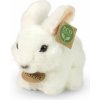 Rappa Plyšový zajac biely 18 cm ECO-FRIENDLY
