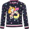 Paw Patrol - Tlapková patrola - Licencia Dievčenská mikina - Paw Patrol VH1323, tmavo modrá Farba: Modrá tmavo, Veľkosť: 116