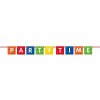 Party nápis stavebnice Party time 182 cm
