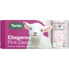 Tento Ellegance Pink Decor 3-vrstvový 8 ks