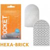 Tenga Pocket jednorazový masturbátor (7 cm), oranžový