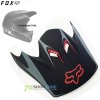 Fox Rampage šilt matte black 2019, matná čierna, no size