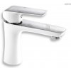 Novaservis Nobless Tina - Umývadlová batéria s výpusťou biela/chróm - 38003,1
