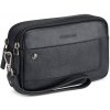 Pánska príručná taška RONCATO - Alaska Men's Wrist Bag 2 Comp. /Čierna