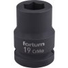 FORTUM Hlavica nástrčná rázová, 3/4'', CrMoV, 19mm 4703019