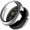 PROTEMIO 61545 PC FULL COVER Plastový kryt so sklom pre Google Pixel Watch / Pixel Watch 2 strieborný