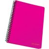 Karton P+P Twin wire blok A5 PP Neo Colori ružová
