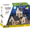 COBI 2299 World War II Francúzsky kostol Sainte-Mére-Église deň D 1944