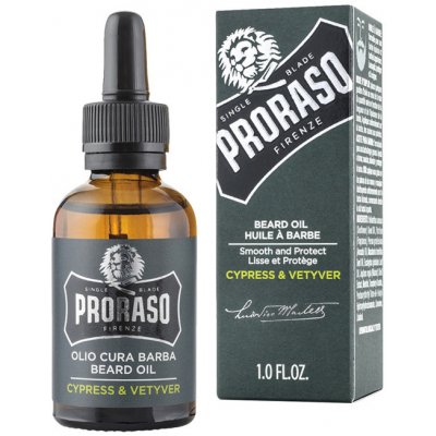 Proraso Cypress and Vetyver olej na bradu 30 ml