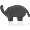 Zopa Pletená hračka Slon Dark grey