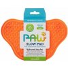PetDreamHouse Lízacia podložka Paw Lick oranžová 23 cm