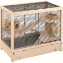 Ferplast Drevená klietka pre hlodavce Hamsterville 60 klietka pre škrečka 60 x 34 x 49 cm