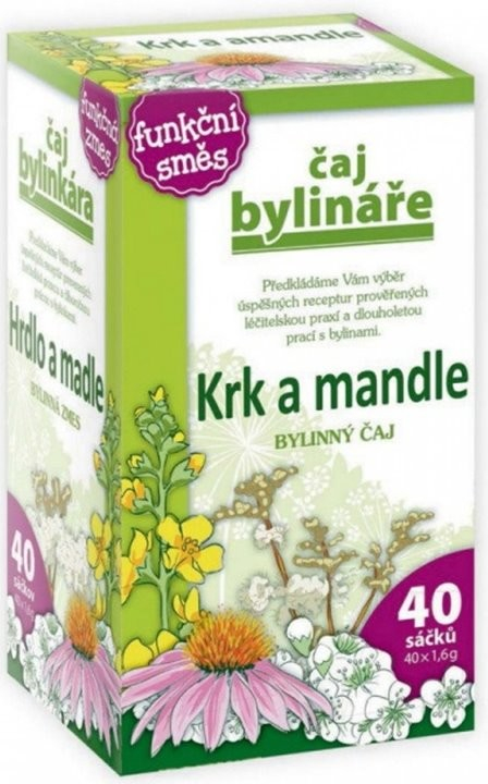 Mediate Bylinář Váňa Krk a mandle čaj 40 x 1,6 g