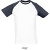SOL's Collection Tričko Funky, 2-barevné, krátký rukáv, pánské COT25119090803-white/navy L Bílá/navy