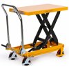 Pojazdový hydraulický zdvíhací stôl TFl, nosnosť 500 kg, zdvih 880 mm