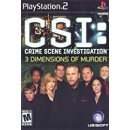 Hra na PS2 CSI Crime Scene Investigation: 3 Dimensions of Murder